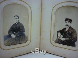 50 CIVIL War Era Photo Album Children, Soldiers, Photographs