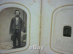 50 CIVIL War Era Photo Album Children, Soldiers, Photographs