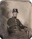 54231. Civil War Tintype Of Infantry Corporal Found In Rockland Maine 44th Regt