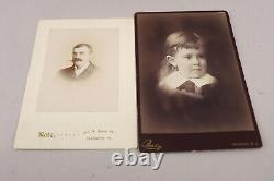 56 Antique 1800s Civil War Era Photos CDV Tin Cabinet Abe Lincoln+ Leather Album
