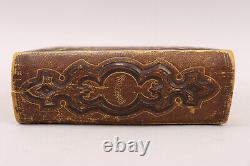 56 Antique 1800s Civil War Era Photos CDV Tin Cabinet Abe Lincoln+ Leather Album