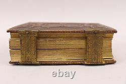 56 Antique 1800s Civil War Era Photos CDV Tin Cabinet Abe Lincoln+ Leather Album