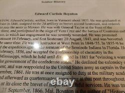 677 Civil War Photo Captain Edward Boynton USMA GRAD AT OLE MISS WAR BROKE OUT