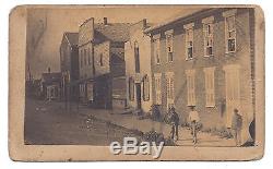6 Civil War CDVs 1864 DECATUR ALA. Outdoor images Fromer Slaves Pontoon Bridge