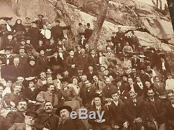 6th PA CAVALRY GETTYSBURG CIVIL WAR BATTLE VETERANS DEVILS DEN 1904 PHOTO TIPTON