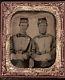 6th Plt. Ambrotype, Pair Of Pre Or Early Civil War Militiamen N/r