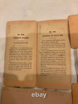 780 SIX STEREOVIEWS PHOTOS BATTLE OF GETTYSBURG Meades HQ PICKETTS CHARGE