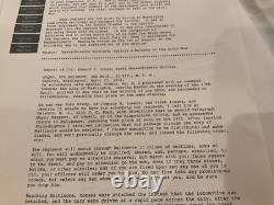 932 CIVIL WAR 6th MASS VETERAN BALTIMORE RIOT GAR SGN FORM HAVERHILL 1868 PHOTO