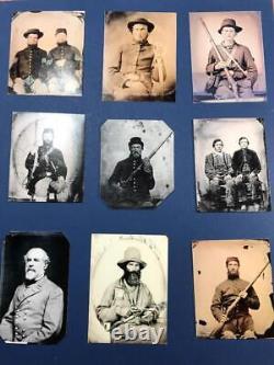 9 Civil War Tintype's RP Museum Gallery Limited Series Closeout set #4