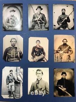 9 Civil War Tintype's RP Museum Gallery Limited Series Closeout set #6