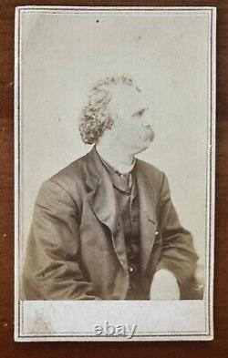 ALEXANDER GARDNER Important Man In Profile Civil War Tax Stamp Box, 1860s Photo