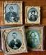 Ambrotype Photo Lot California Estate Civil War Soldier Gold Miner 1860s Stamp