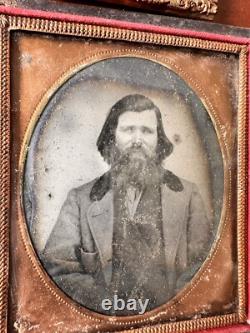 AMBROTYPE PHOTO LOT CALIFORNIA ESTATE CIVIL WAR SOLDIER GOLD MINER 1860s STAMP