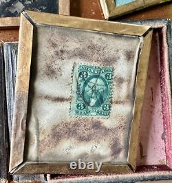AMBROTYPE PHOTO LOT CALIFORNIA ESTATE CIVIL WAR SOLDIER GOLD MINER 1860s STAMP
