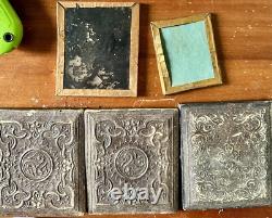 AMBROTYPE PHOTO LOT CALIFORNIA ESTATE CIVIL WAR SOLDIER GOLD MINER 1860s STAMP