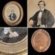 Antique 1860's Civil War Era Gentleman Portrait Photograph By Broadbent & Co Pa