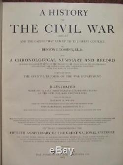 A History Of The CIVIL War Mathew Brady War Photographs 1927