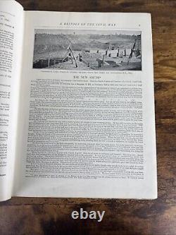 A History of the Civil War By Benson J. Lossing withMatthew Brady Photos 1912