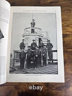 A History of the Civil War By Benson J. Lossing withMatthew Brady Photos 1912
