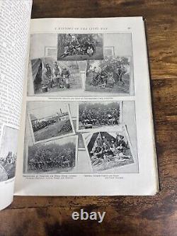 A History of the Civil War By Benson J. Lossing withMatthew Brady Photos 1912
