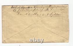 Abe Lincoln CDV Photo With 1862 CIVIL War Dated Cover And Handling Instructions
