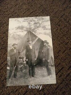 Abraham Lincoln with Pinkerton Civil War 8 x 10 Photo Photograph Picture America
