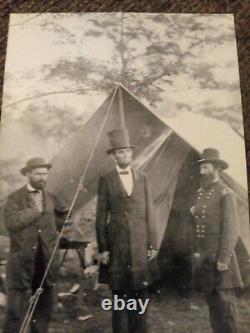 Abraham Lincoln with Pinkerton Civil War 8 x 10 Photo Photograph Picture America