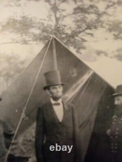 Abraham Lincoln with Pinkerton Civil War 8 x 10 Photo Photograph Picture America
