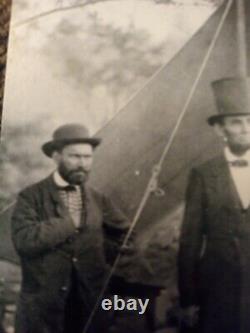 Abraham Lincoln with Pinkerton Civil War 8 x 10 Photo Photograph Picture America