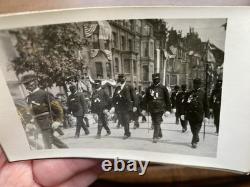 African American Civil War Veterans GAR Parade Band & Flags 5 Vintage Photos