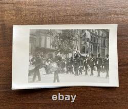 African American Civil War Veterans GAR Parade Band & Flags 5 Vintage Photos