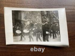 African American Civil War Veterans GAR Parade Band & Flags 5 Vintage Photos