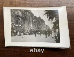 African American Civil War Veterans GAR Parade Band & Flags 5 Vintage Photos