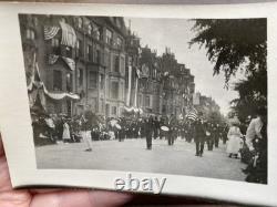 African American Civil War Veterans GAR Parade Band & Flags 5 Vintage Photos