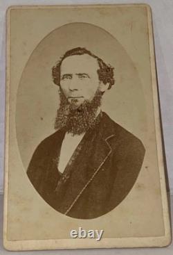 Alexander Gardner CDV Washington DC Civil War Era Bearded Gentleman