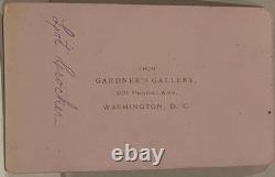 Alexander Gardner CDV Washington DC Civil War Era Bearded Gentleman