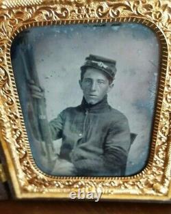 Ambrotype Of A CIVIL War Soldier Thermoplastic Case