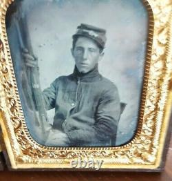 Ambrotype Of A CIVIL War Soldier Thermoplastic Case