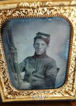 Ambrotype Of A CIVIL War Soldier Thermoplastic Case