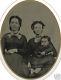 American Civil War Era Lost Father Pregnant Mom Freckles Half Plt+ Tintype Photo