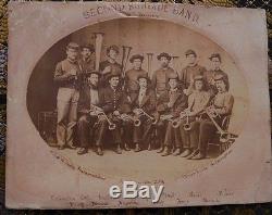 American Civil War Photo Union Band 2nd Brigade 4th Division all named Unknown