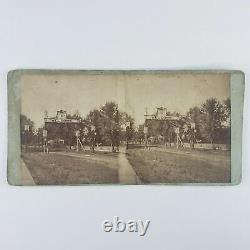 American Civil War Union Army XV Corps 40 Rounds Camp Photo Stereoview B243