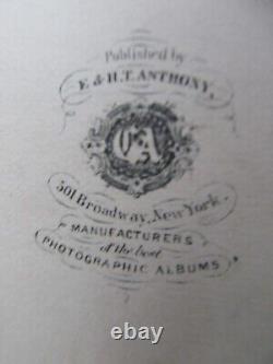Anthony / Brady C de V Photo, Civil War CSA Statesman, PIERRE SOULE, CSA ALBUM