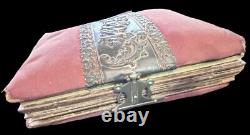 Antique 1800s Cabinet Card Photo Album Civil War Era With 14 CC Antique Photos