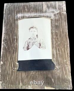 Antique 1800s Cabinet Card Photo Album Civil War Era With 14 CC Antique Photos