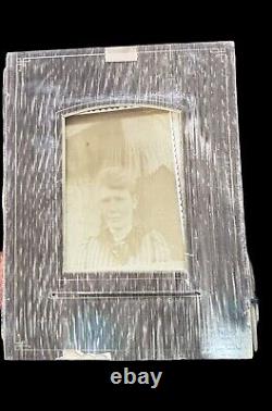 Antique 1800s Cabinet Card Photo Album Civil War Era With 14 CC Antique Photos