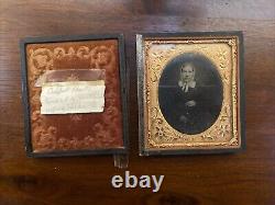 Antique 1800s US Civil War Ambrotype Photo Pictures in Frame Cases LOT OF 7