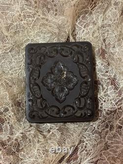 Antique 1860s Ambrotype Photograph of IDENTIFIED civil War Soldier With Hair