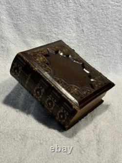Antique 1860s Civil War Era William W Harding Leather CDV Photo Album with 24 Pics