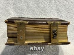 Antique 1860s Civil War Era William W Harding Leather CDV Photo Album with 24 Pics